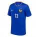 Frankreich Kante #13 Fußballbekleidung Heimtrikot EM 2024 Kurzarm